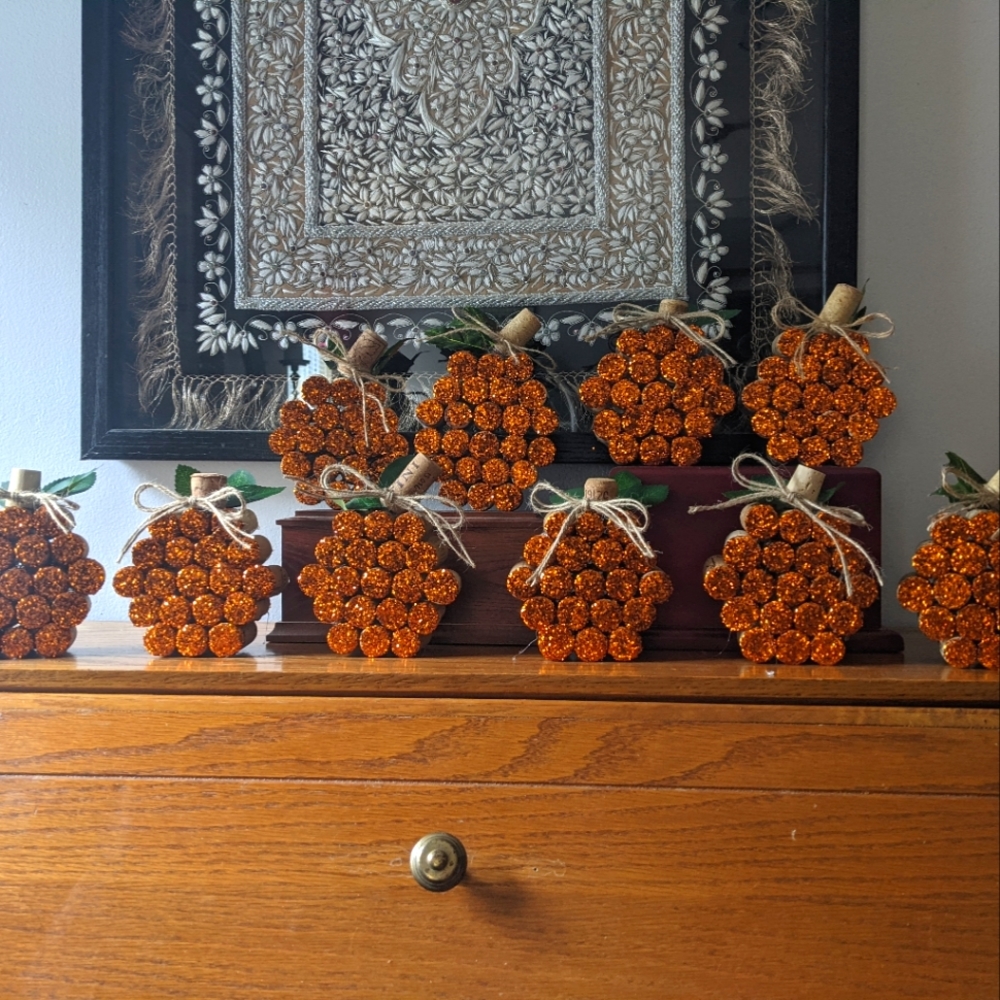 Cork Sparkle Pumpkin